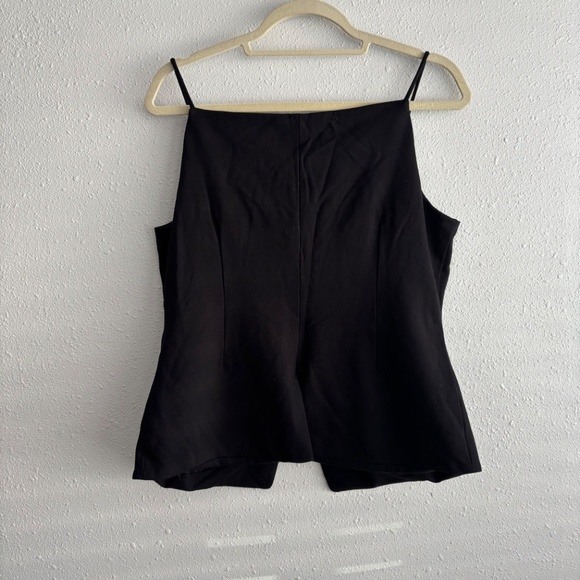 Anthropologie Sunday in Brooklyn Ponte Apron Vest in Black - Picture 6 of 9